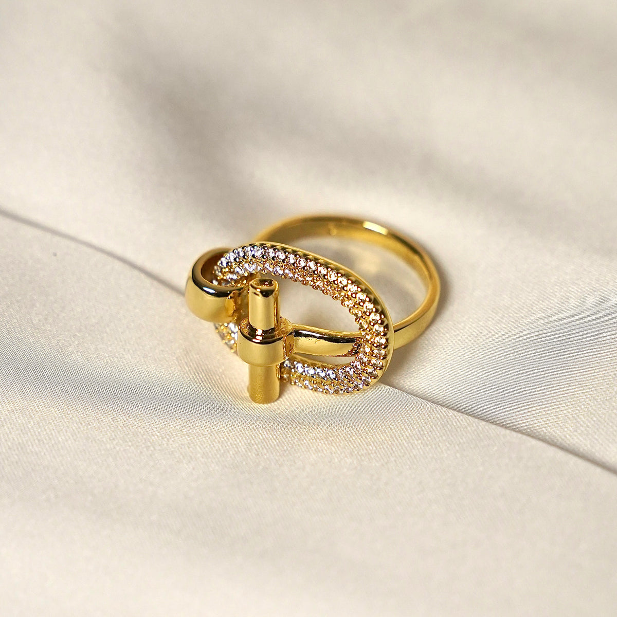 ELI Ring – Gold & Silver Tone